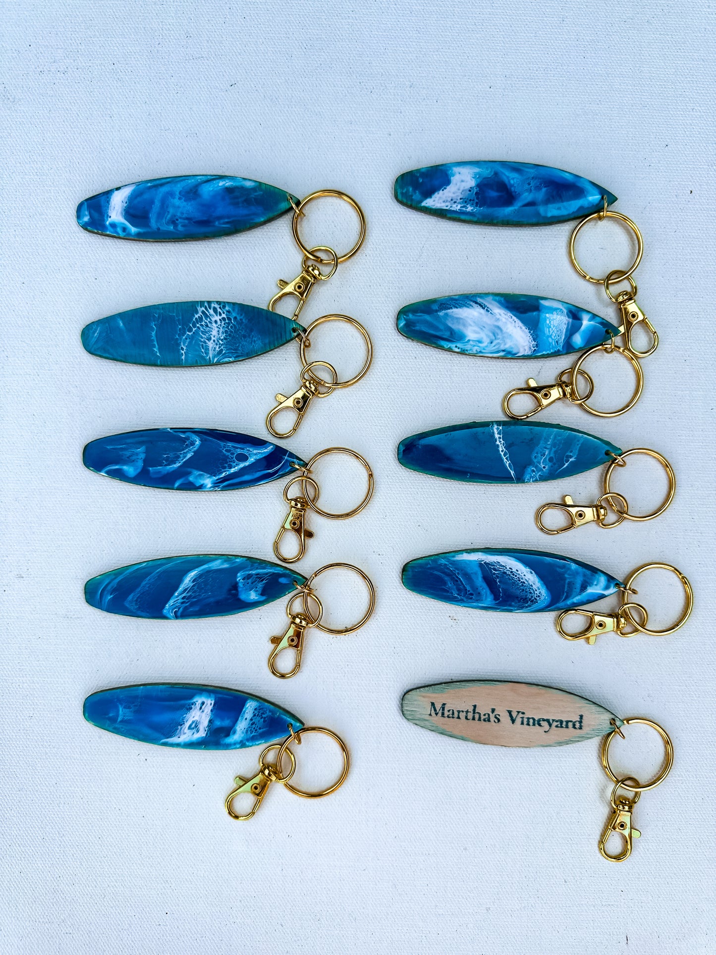 Surfboard Keychain