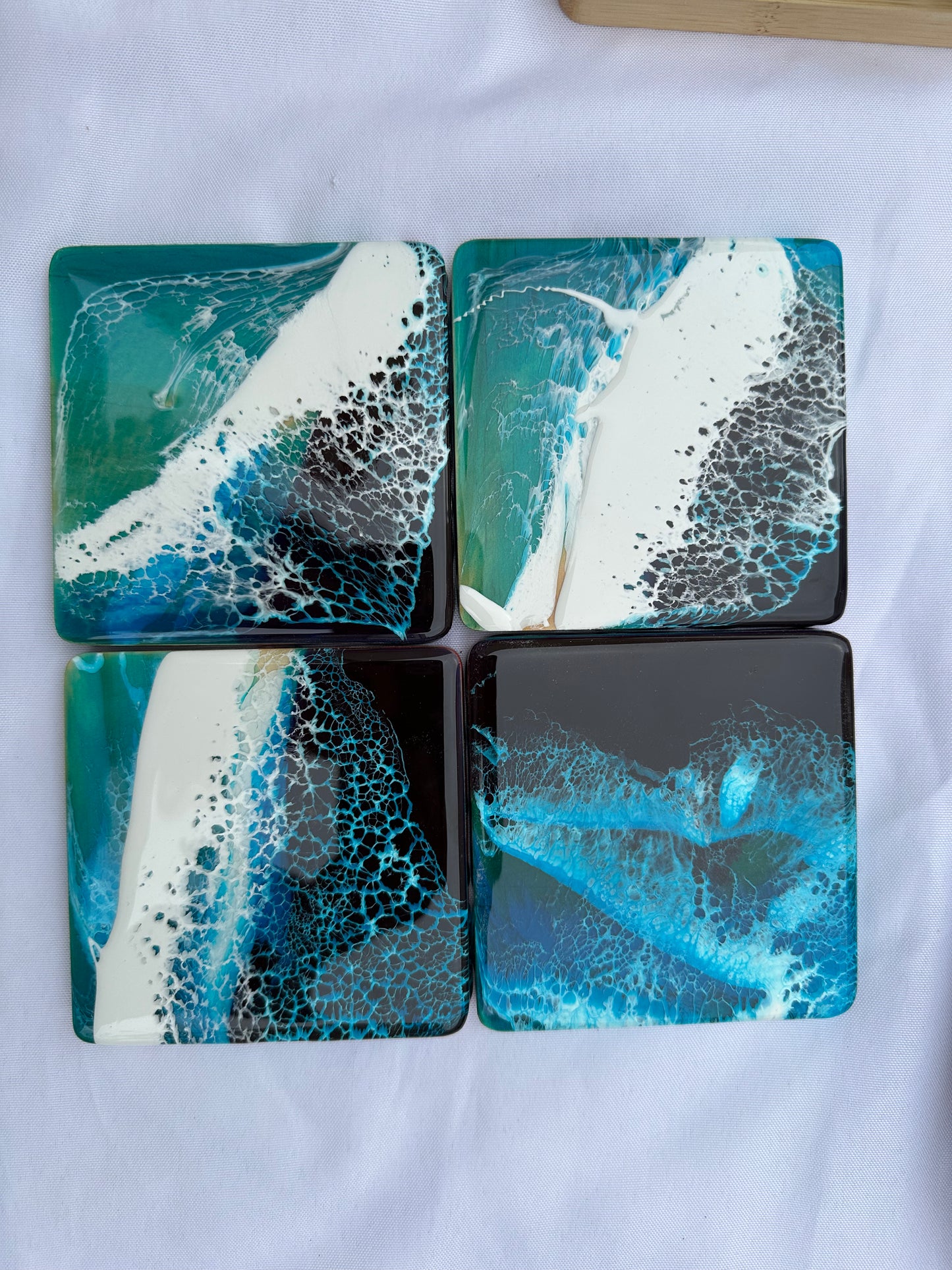 ocean wave coasters
