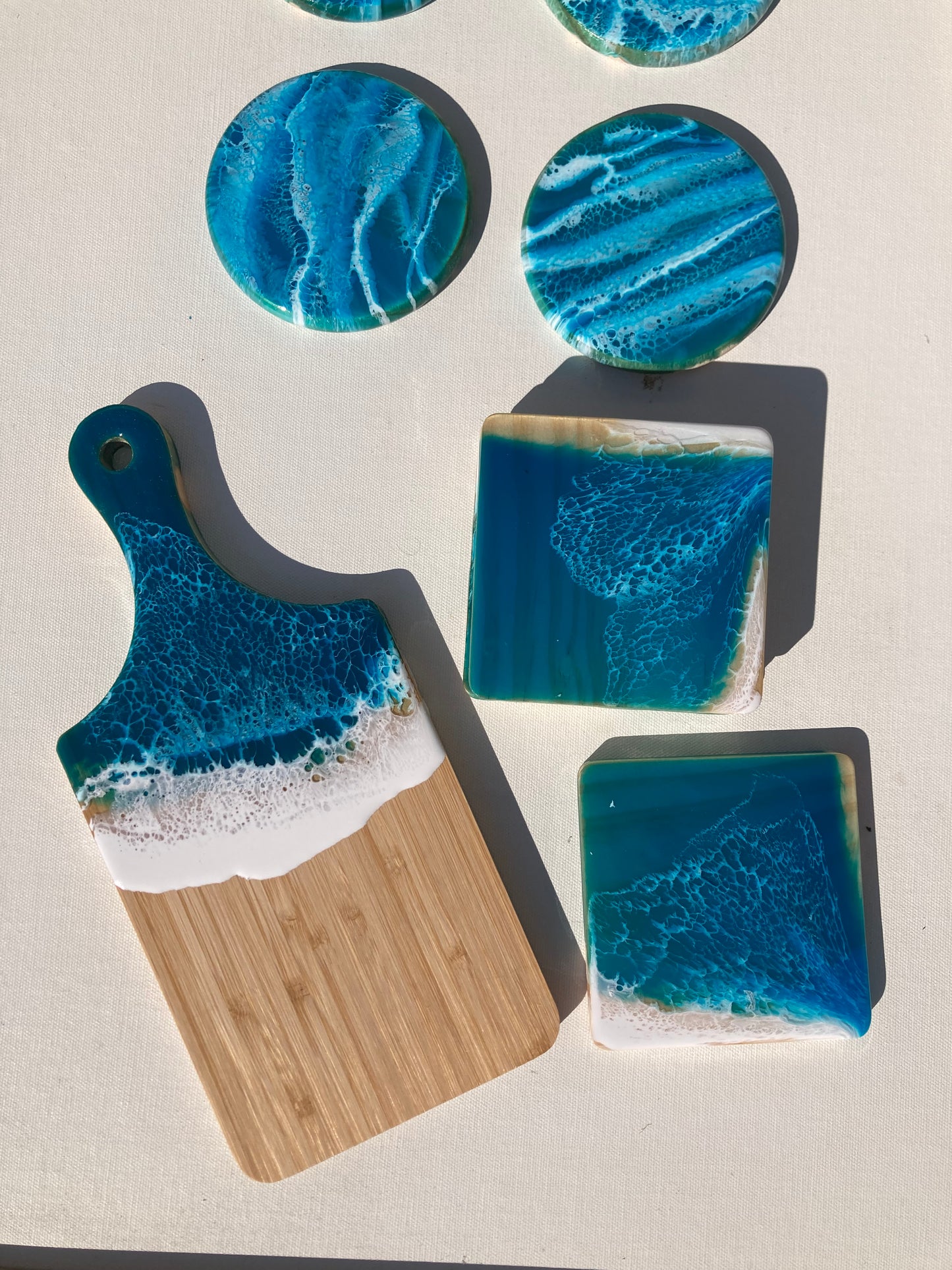 ocean wave coasters