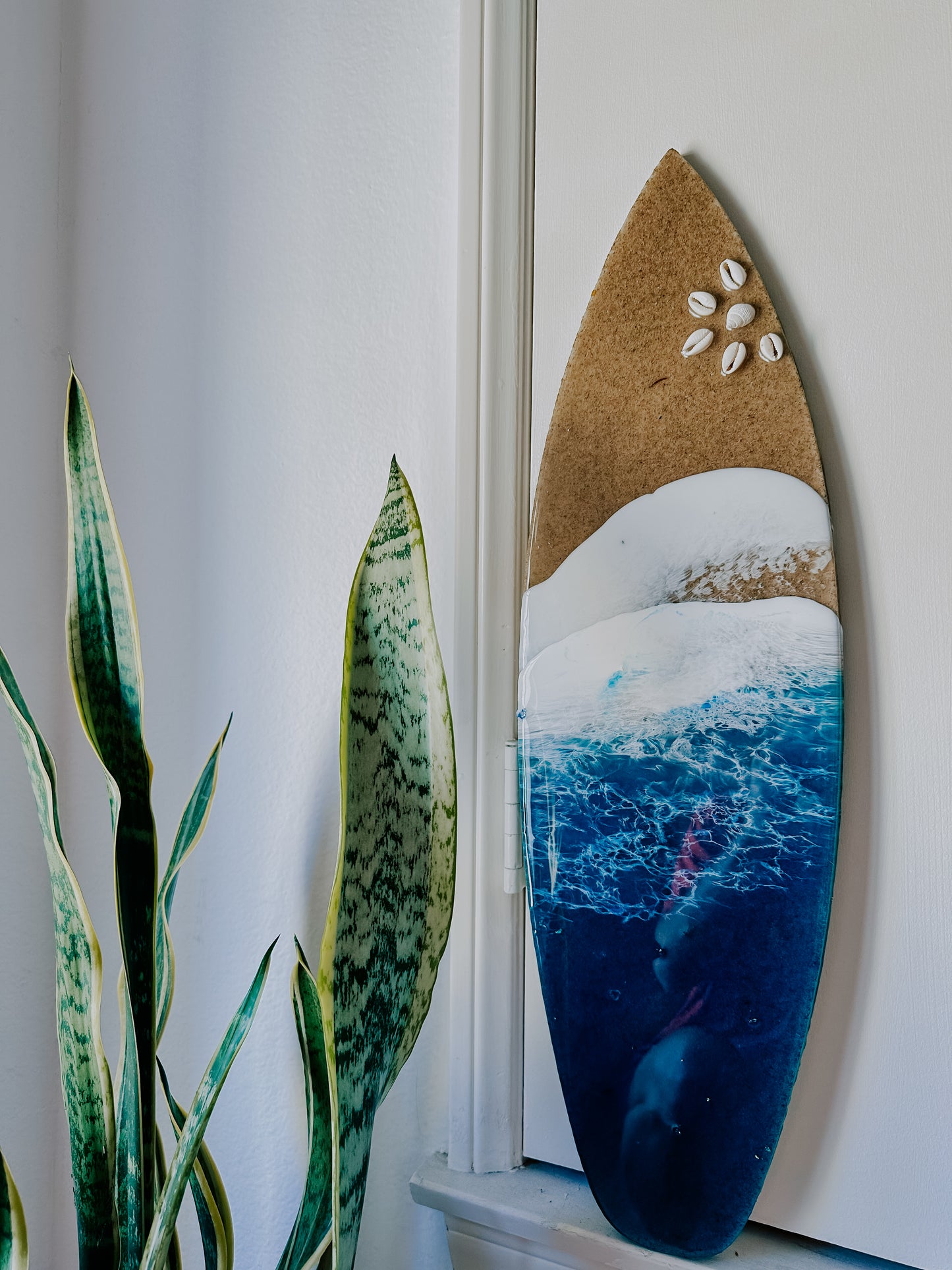 Sandy Surfboard Wall Art