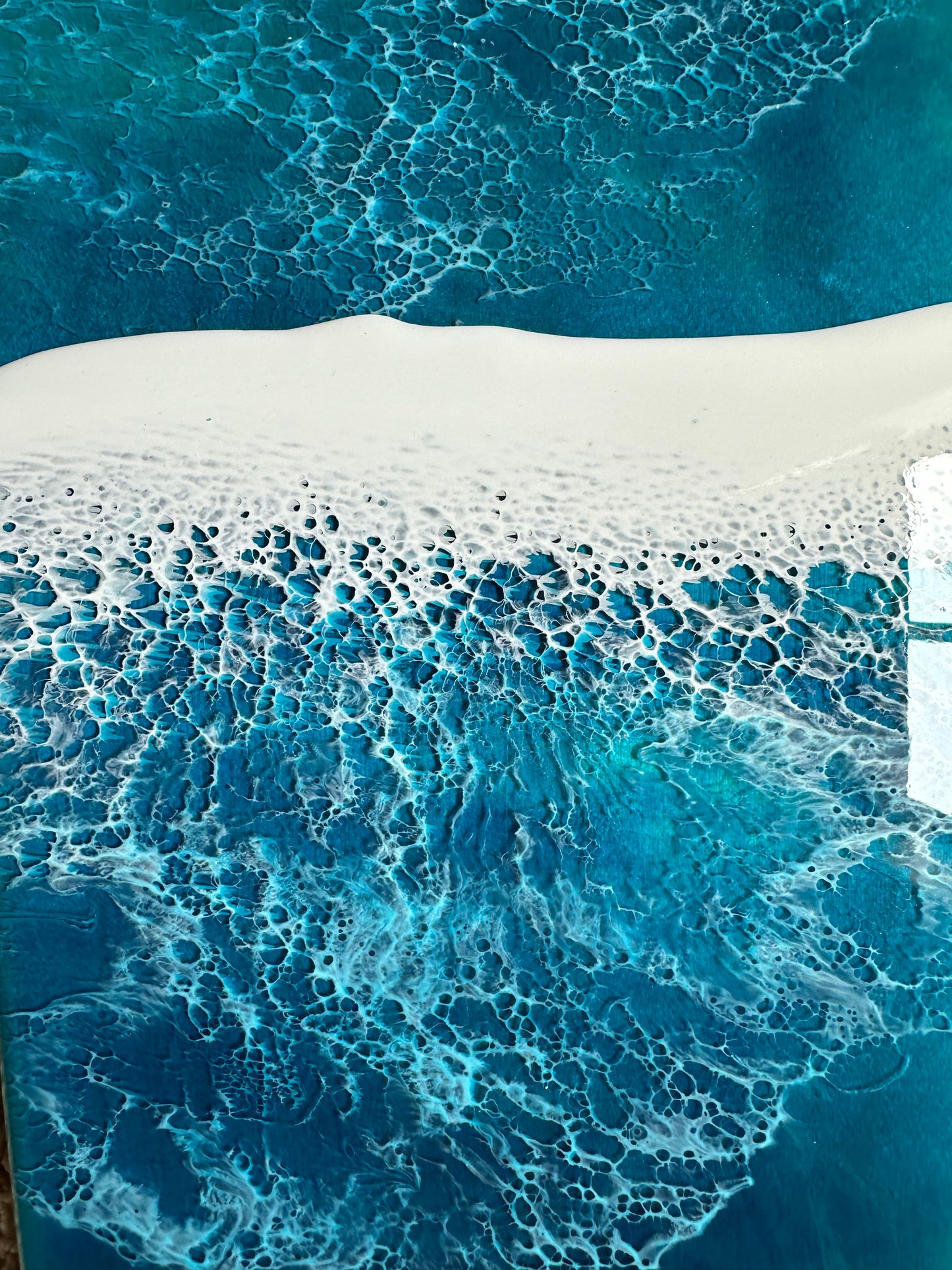 Ocean Wave Long board deck wall art