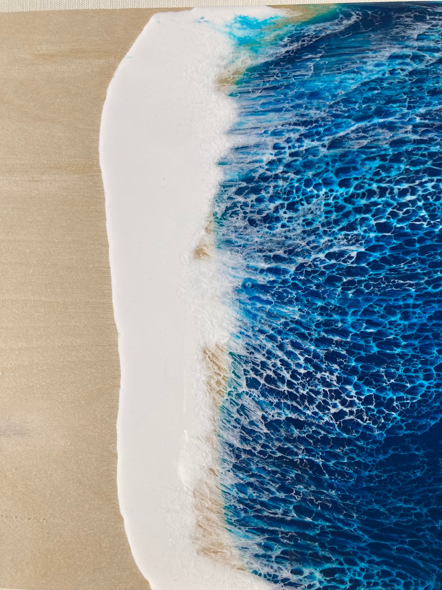 3D ocean birch canvas