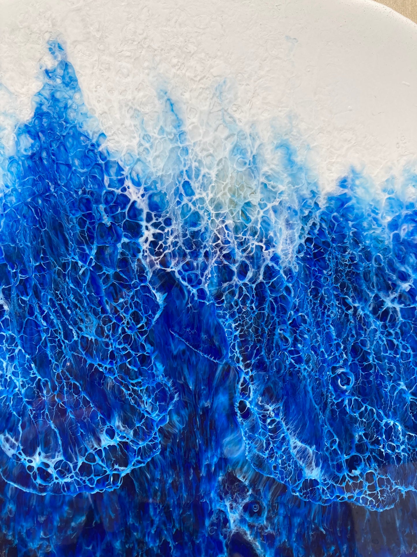 3D ocean birch canvas