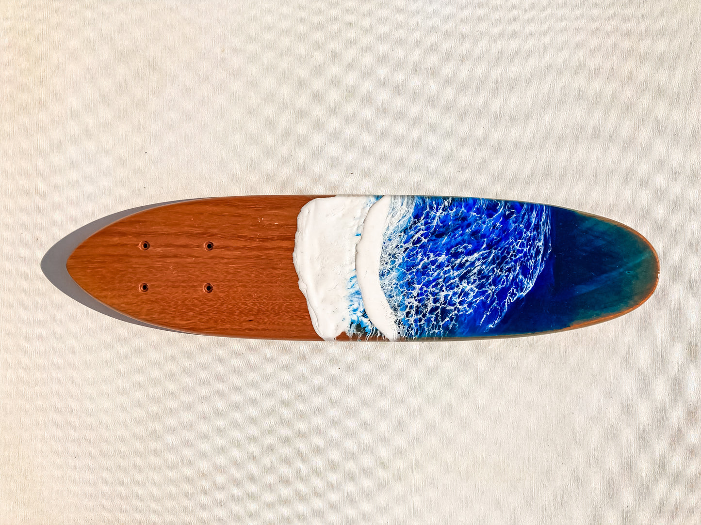 Vintage skate deck wall art