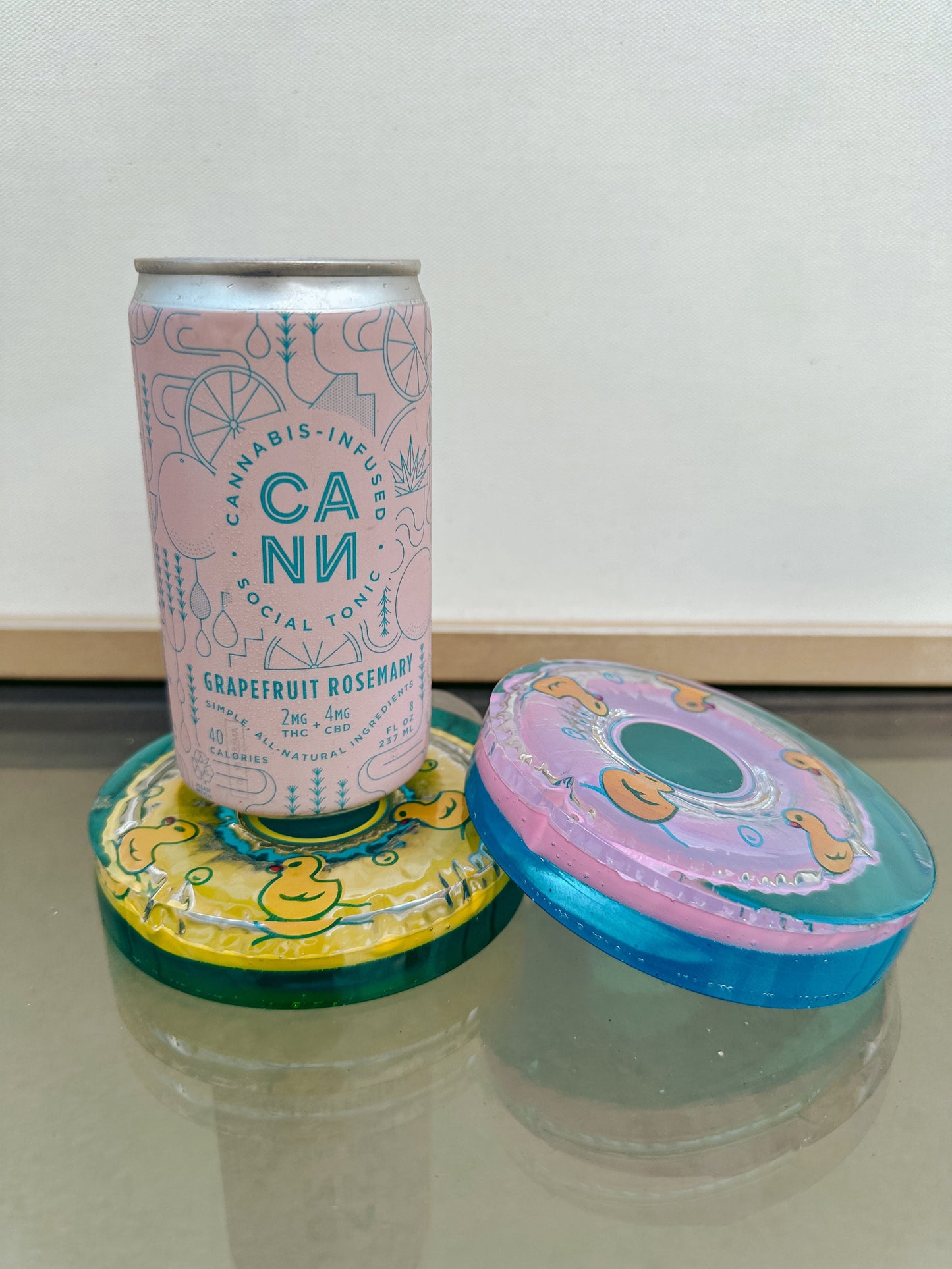 pool floaty coasters