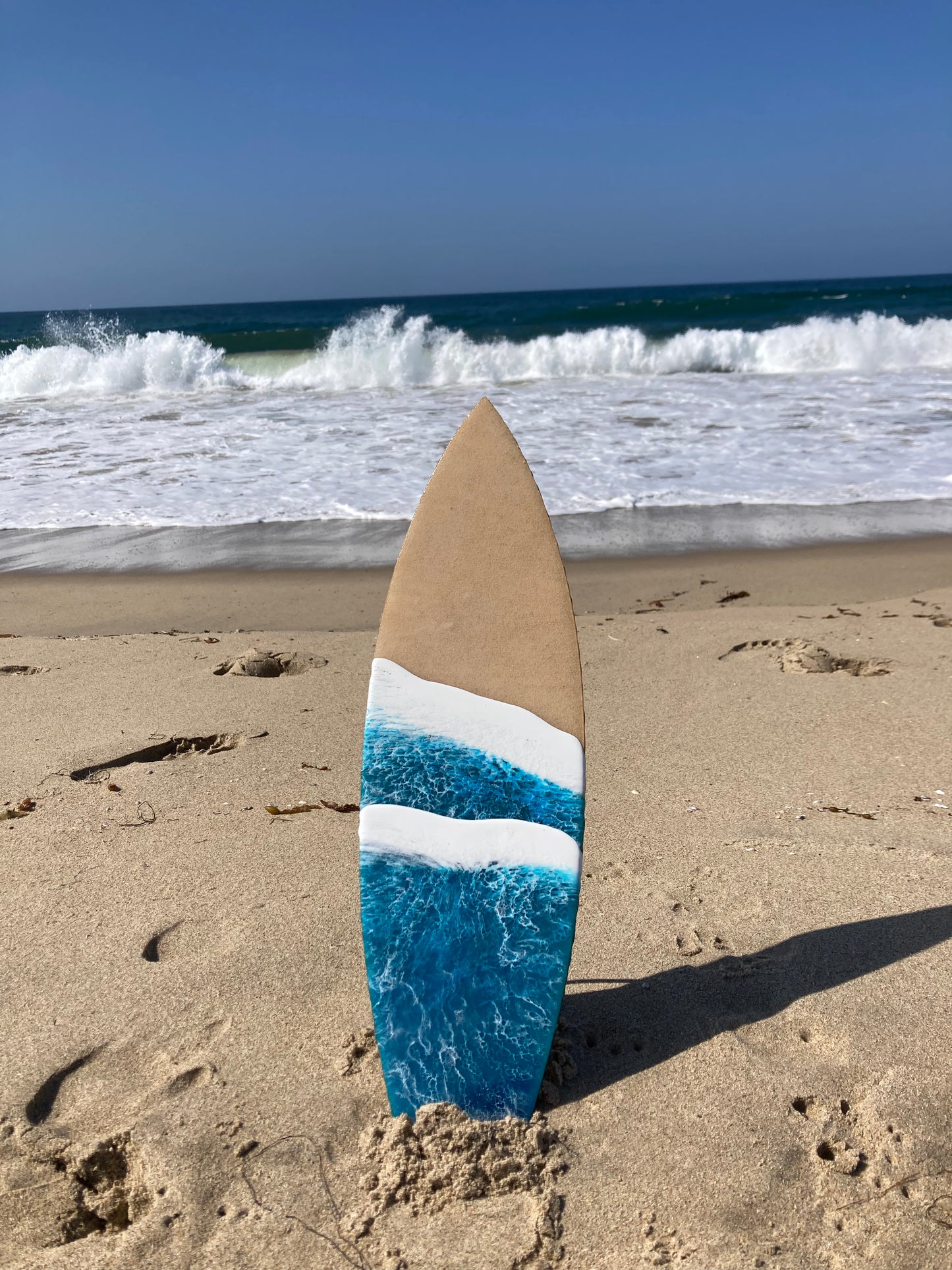Sandy Surfboard Wall Art
