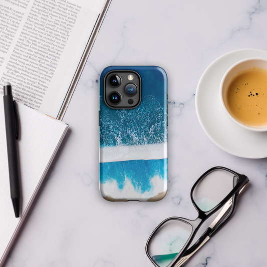 Ocean Wave Design Tough Case for iPhone®