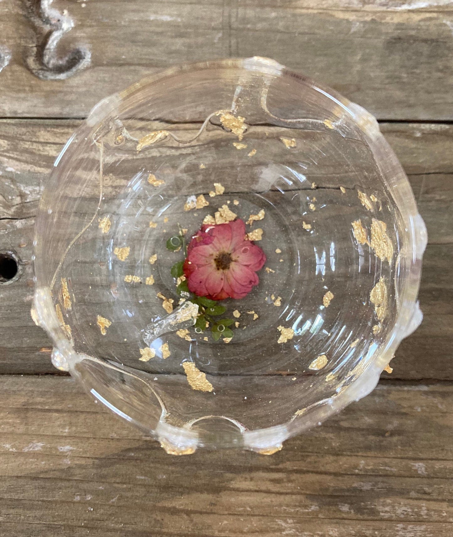 wild flower stemless wine glasses