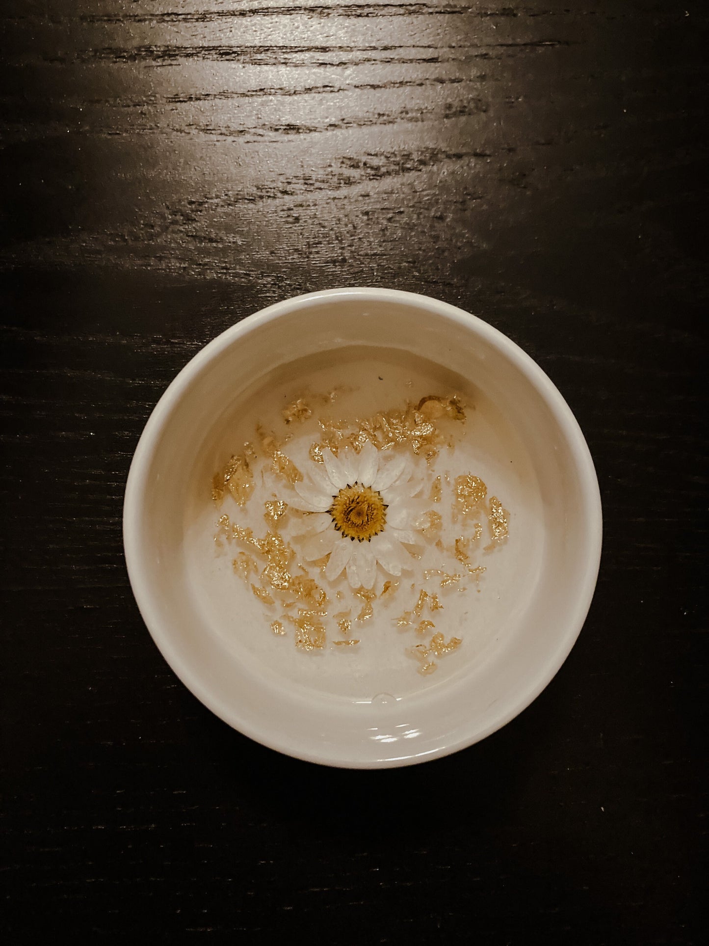 pressed flower ceramic ring dish ~ gold foil resin ceramic jewelry dish ~ engagement wedding ring dish ~ mothers day gift ideas ~ custom