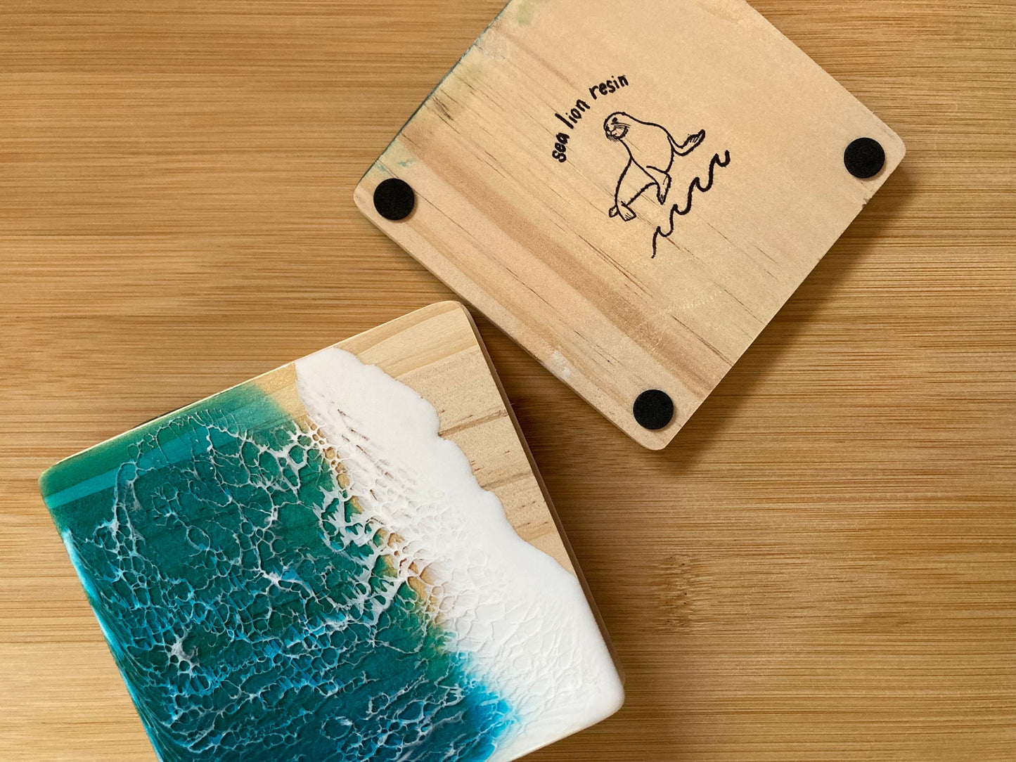 ocean wave coasters