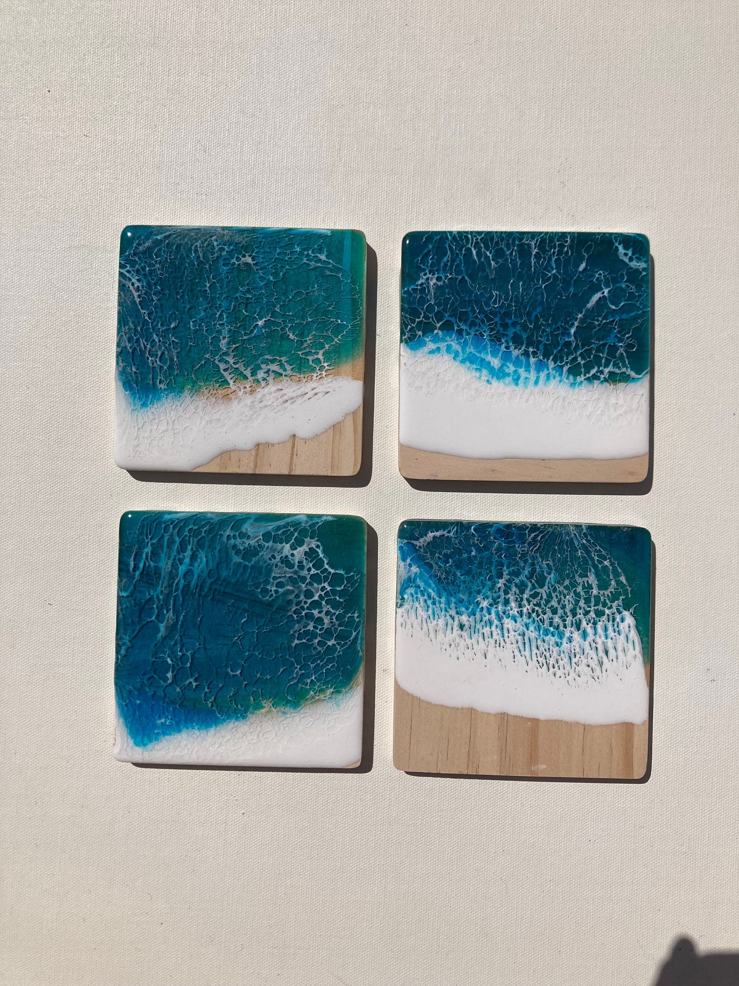 ocean wave coasters