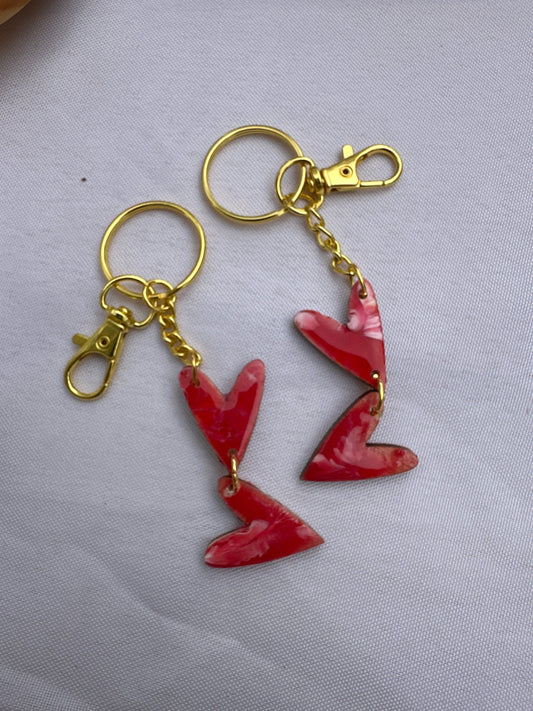 Heart keychain for Valentine’s Day