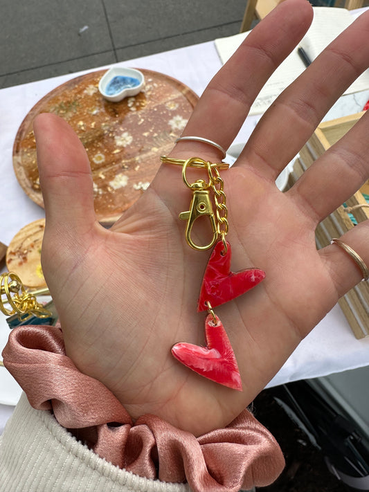 Heart keychain for Valentine’s Day
