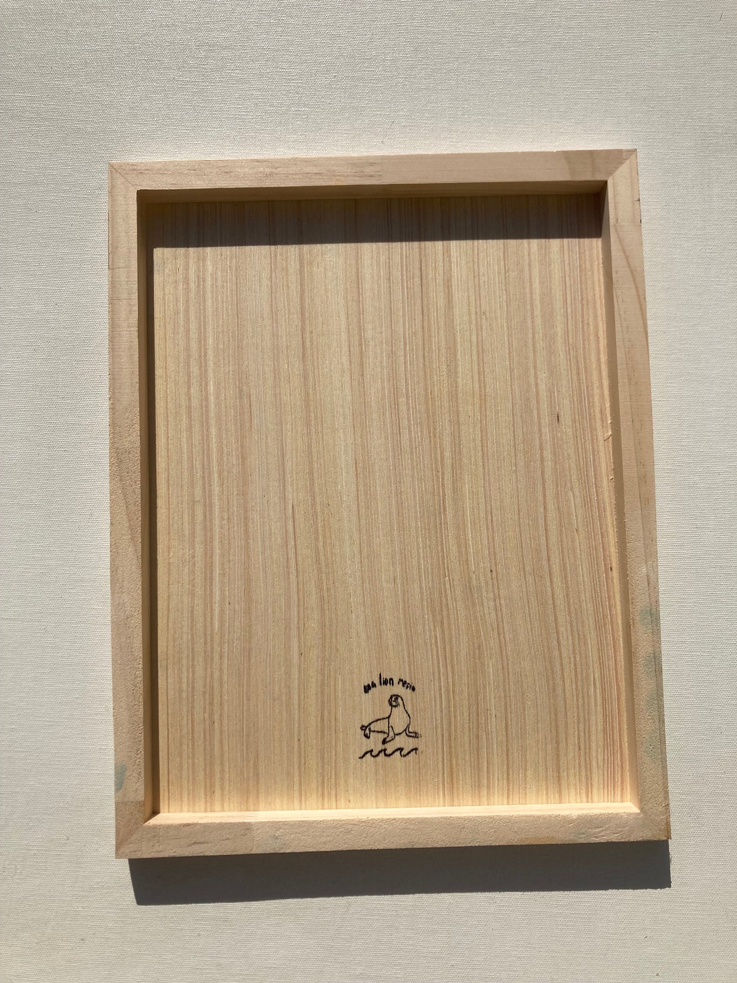 3D ocean birch canvas