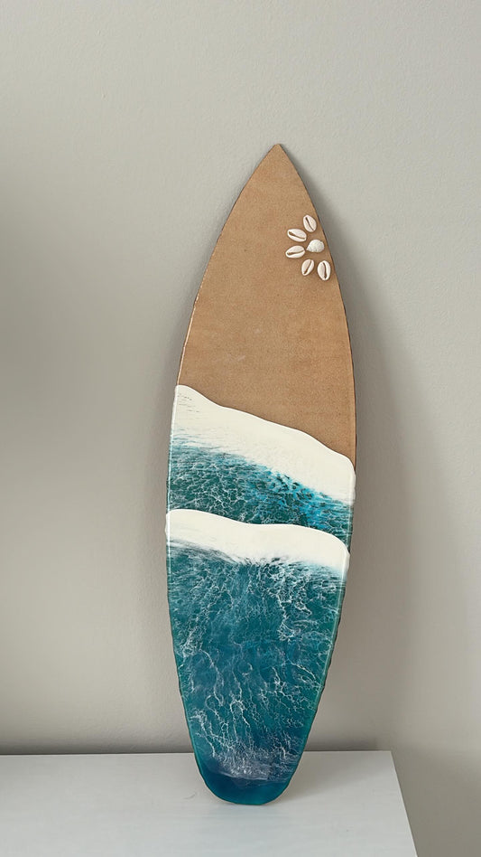 Sandy Surfboard Wall Art