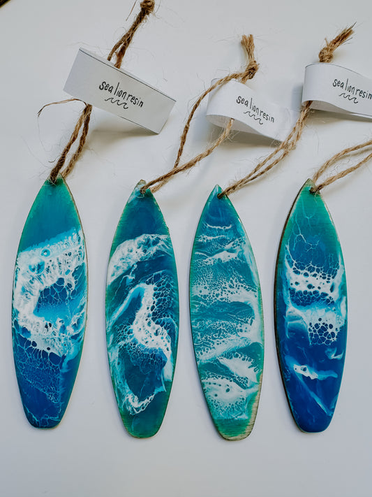 Bulk surfboard ornaments