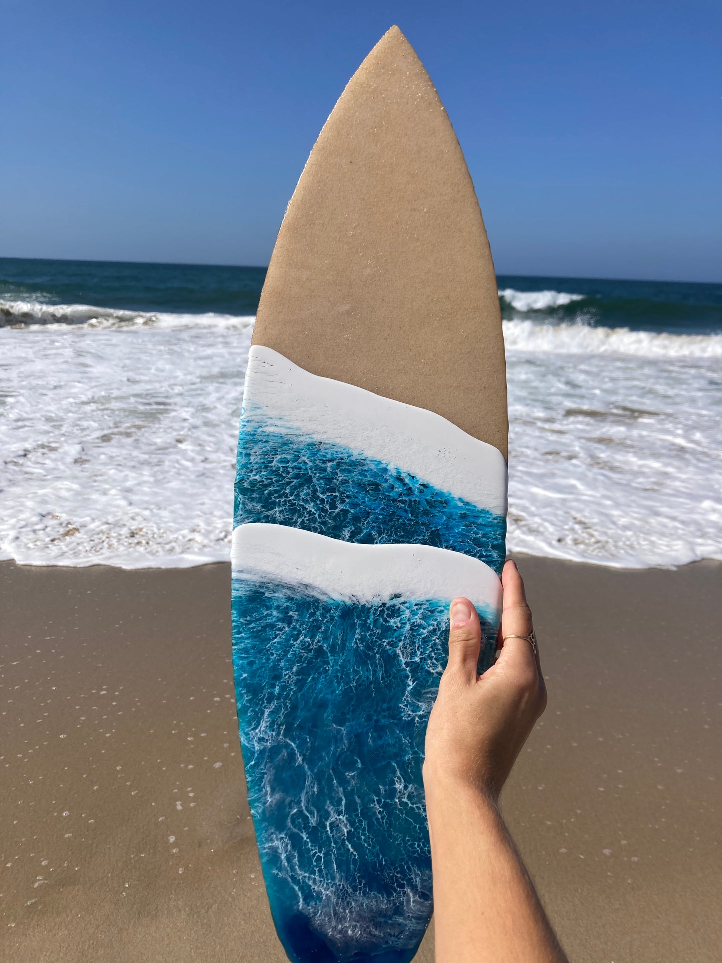 Sandy Surfboard Wall Art