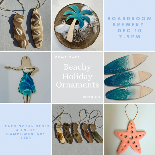 Beach Holiday Ornament Class!