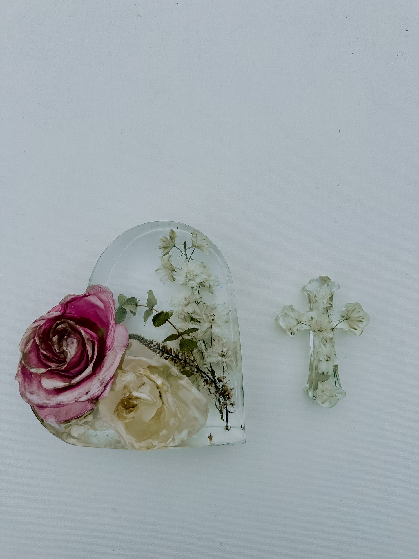 3d small cross ~ custom bouquet preservation