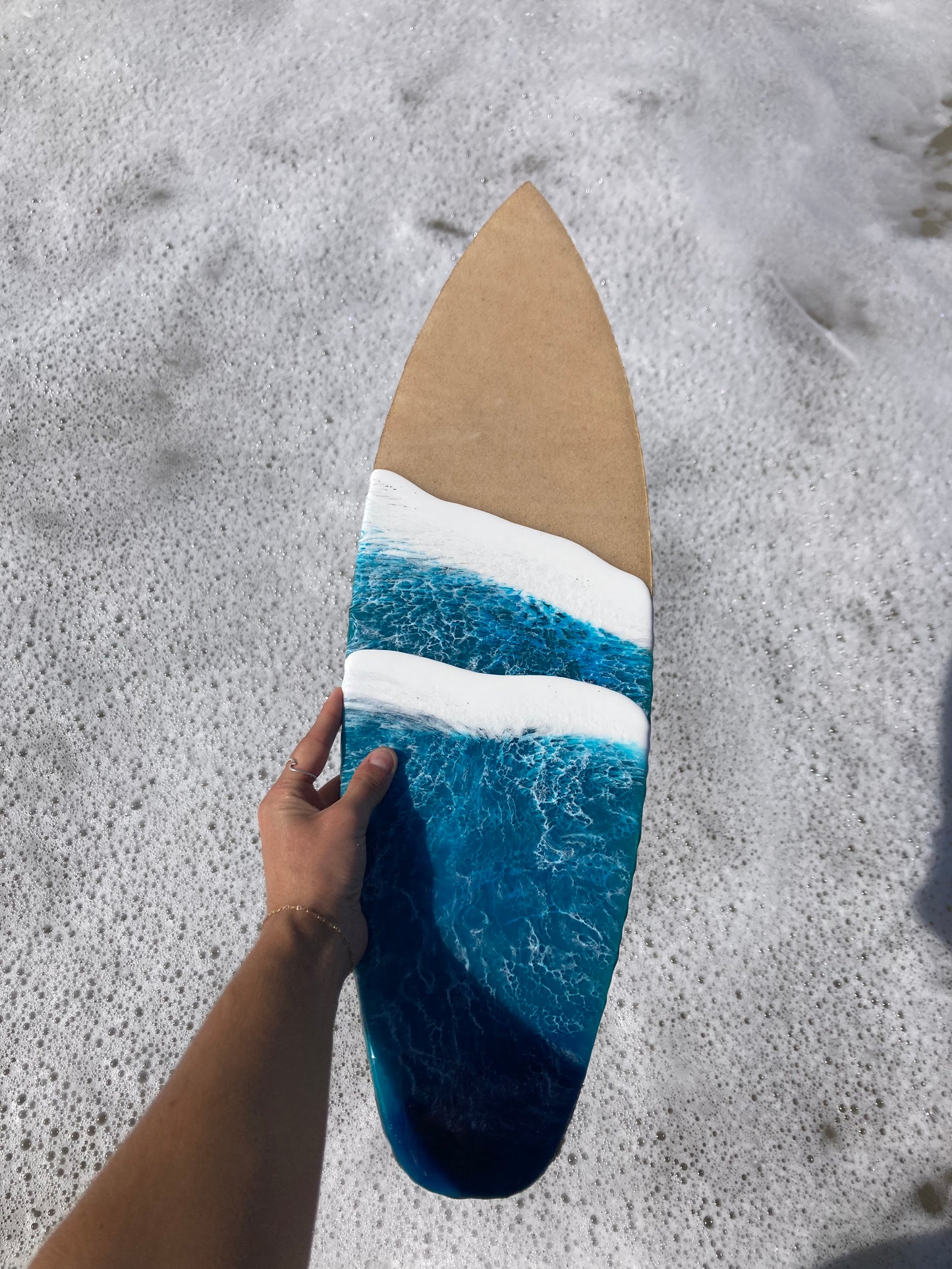 Sandy Surfboard Wall Art