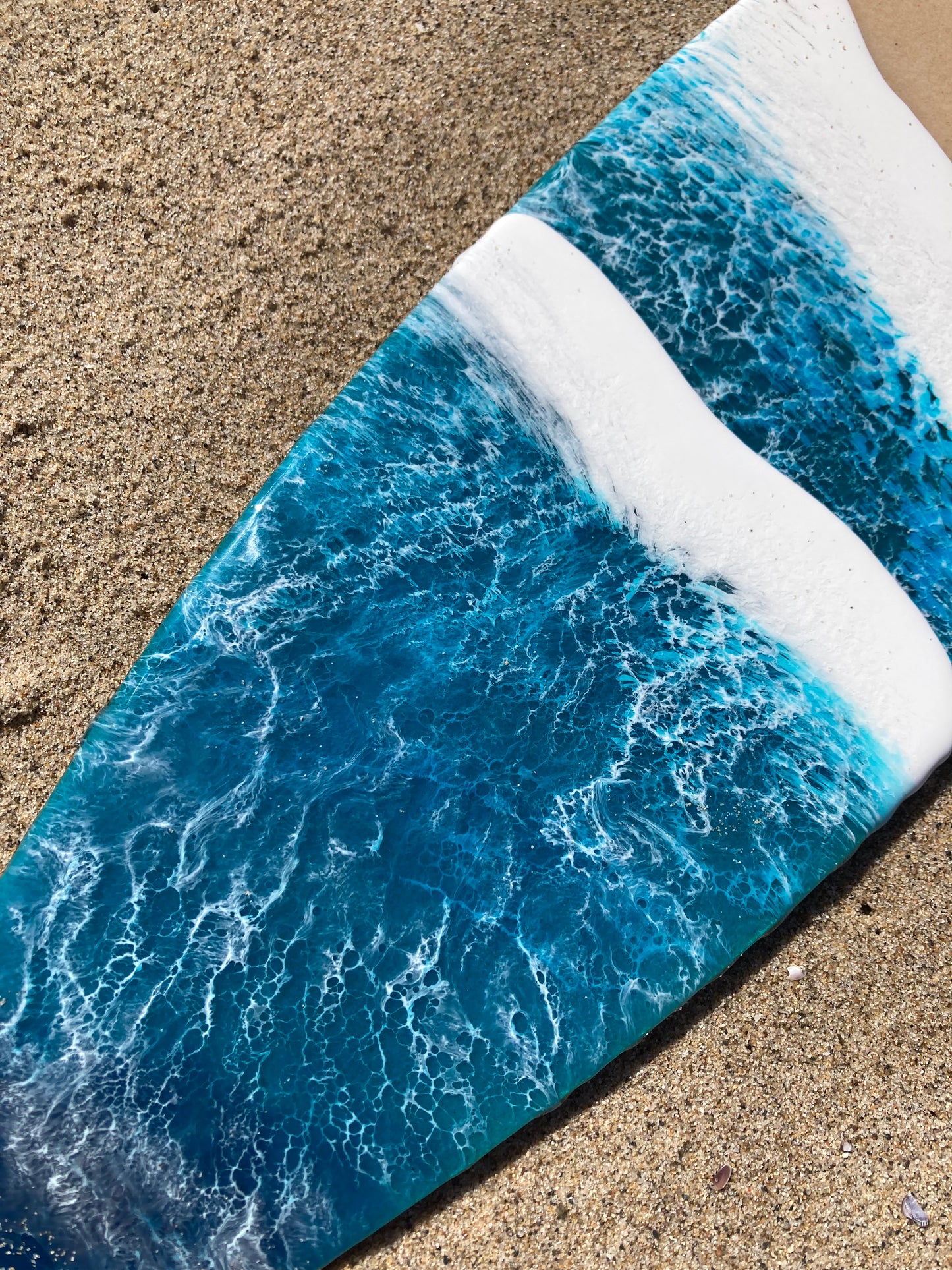 Sandy Surfboard Wall Art