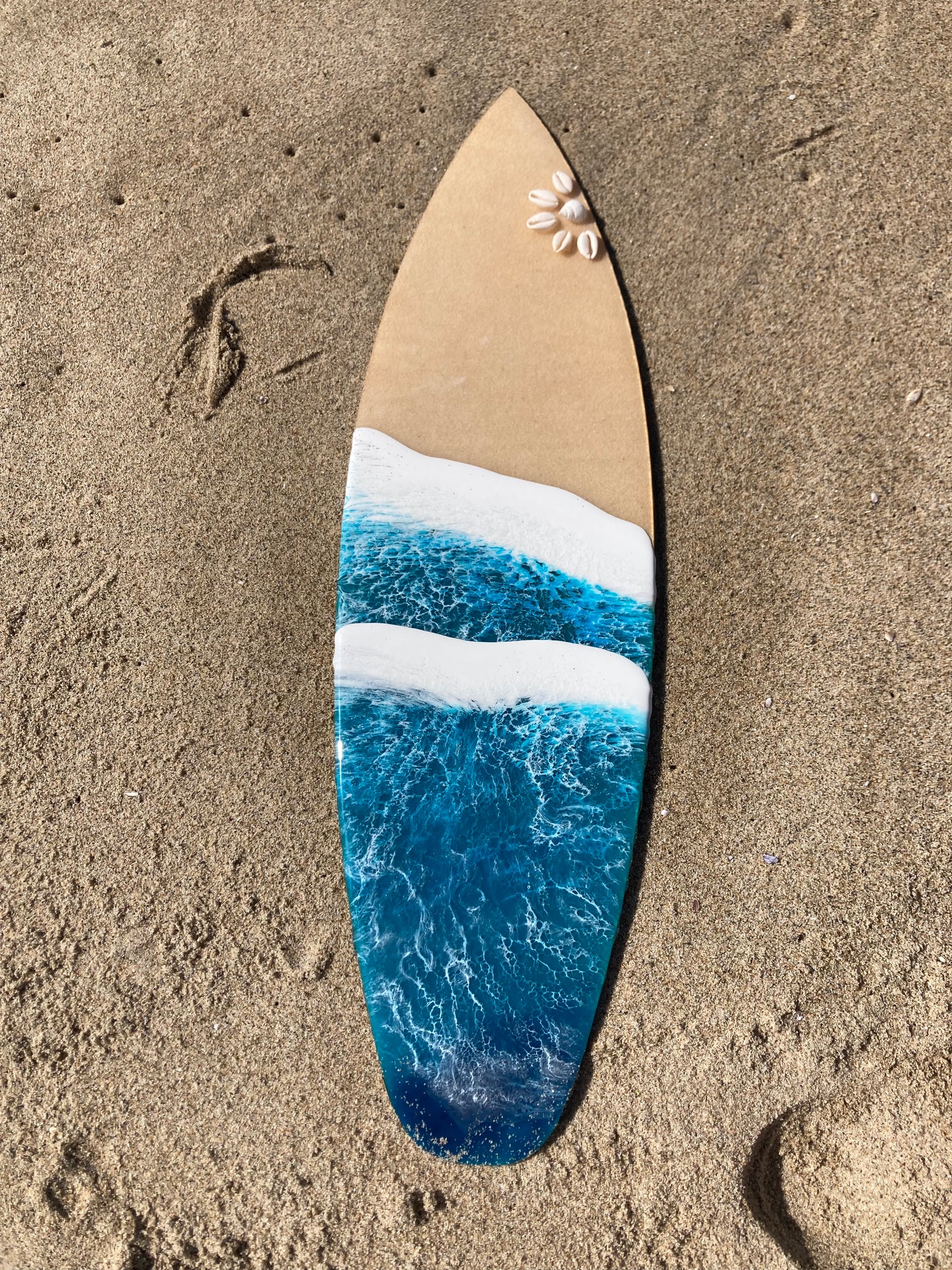 Sandy Surfboard Wall Art