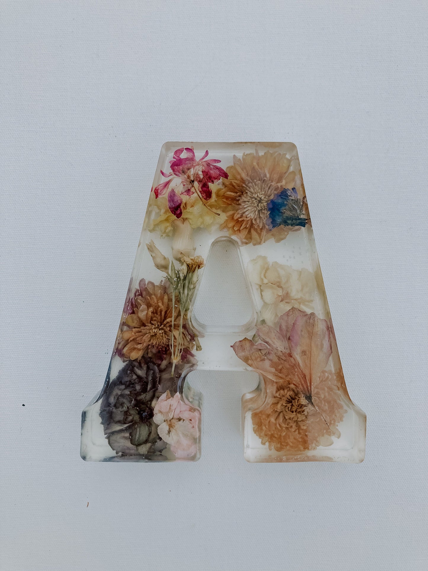 3d resin floral letters sign